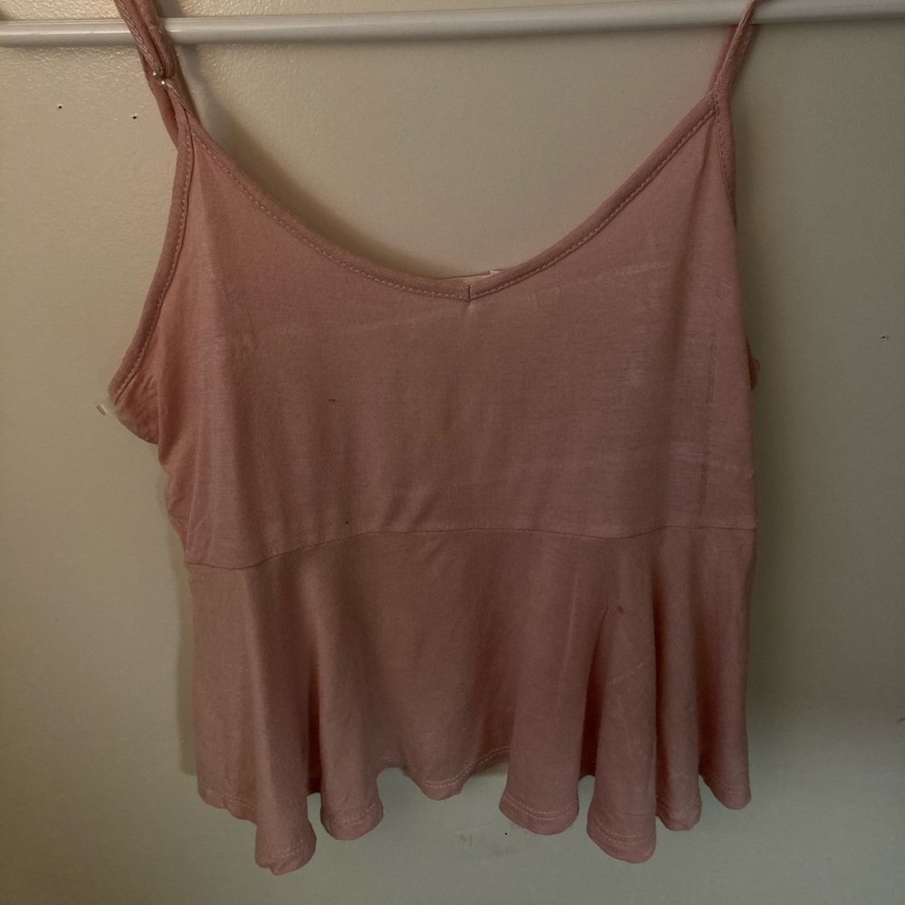 Light Pink Crop Top/Tank Top